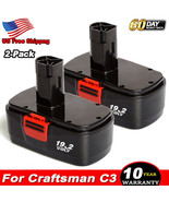 2 Pack For Craftsman C3 Diehard 19.2Volt Battery 130279005 11376 130279003 - £47.97 GBP