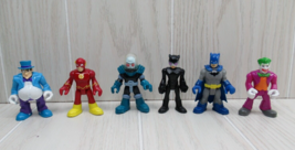 Imaginext DC lot figures Batman  Joker Blue Penguin Mr Freeze The Flash ... - $20.78