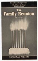 The Family Reunion Program T S Eliot Vaudeville Theatre London 1979 Edwa... - $13.86