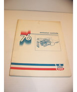1976 CHRYSLER EMISSION CONTROLS SERVICE TRAINING MANUAL w/ letter from J... - €19,40 EUR