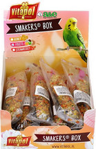 AE Cage Company Smakers Parakeet Fruit Treat Sticks 36 count (3 x 12 ct)... - $106.11