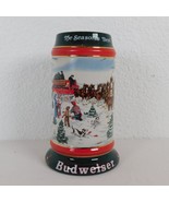 Budweiser 1990 Holiday Collector Stein Clydesdale Hitch Christmas Susan ... - £12.23 GBP