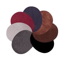 14Pcs Elbow Patches 7 Colors Iron On Patches Oval Elbow Suede Fabric Appliques C - £12.64 GBP