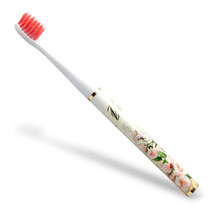 Toothbrush Miselle Crystal Clean Rose White Made in Japan Ultra fine brush - £21.67 GBP