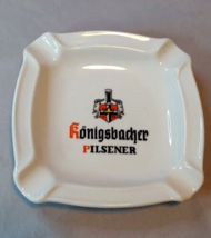1960s Konigsbacher Pilsener German Advertising Ashtray Beer Rastal Werk - $19.75