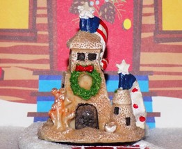 Dollhouse American Christmas Sandcastle fits Fisher Price Loving Family Barbie - £4.78 GBP