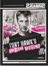 Electronic Gaming Monthly Tony Hawk&#39;s American Wasteland Double Side Ad &amp; Poster - £15.95 GBP