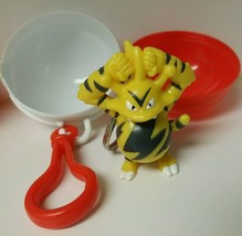 1999 Nintendo Pokemon Keychain Pokeball》ELECTABUZZ Keychain Burger King - £11.83 GBP