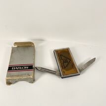 Vintage Barlow Pocket Knife Made In Japan Edison Pipe &amp; Tubing Houston TX - $14.27 CAD