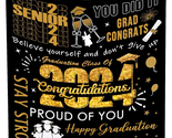 2024 Graduation Decorations Gifts Blanket, Graduation Gifts for Her Him,... - $43.37