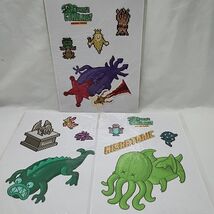 Set Of (3) Where&#39;s Cthulhu Arkham Parade Pixel Sticker Sheets - €11,87 EUR