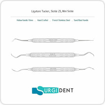 Sickle 23 Mini Sickle Ligature Tucker Dental Calculus Instruments *Set Of 3* - £12.83 GBP