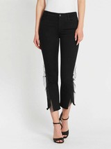 NWT J BRAND 835 Photo Ready 24 skinny jeans organza trim black $278 even... - £117.53 GBP