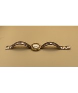 ECCLISSI Sterling Silver Bracelet Watch 2 Tone 32310 Textured Sparkly Bezel - $1,275.67 MXN