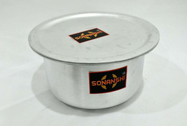 Aluminum Tope Coking Pot Patila / Bhagona /Tapeli with LID (10 Litre) Pa... - £94.73 GBP