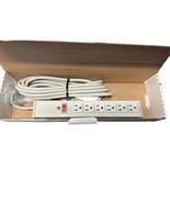 NEW Wiremold R612 Plug In Outlet Center 6 Outlets 15A, 15&#39; Cord Power Strip - $48.50