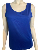 Chico&#39;s Women&#39;s Knit Tank Top Royal Blue Size Small - £15.21 GBP