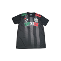 Mexico National Soccer Team Men&#39;s Performance Futbol Shirt Black Size L - £31.15 GBP