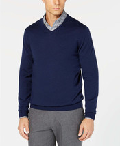 Tasso Elba Mens Merino Wool V-Neck Sweater, Size XXLarge - £24.09 GBP