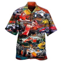 Formula 1 Indy Car race Hawaiian shirts for men motorsport - £23.18 GBP