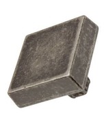 GlideRite 10-Pack 1-1/8 in. Weathered Nickel Square Cabinet Knobs - £17.86 GBP