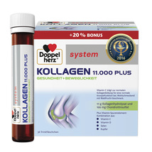 Doppelherz Kollagen 11000 Plus System 30 x 25ml - £38.60 GBP