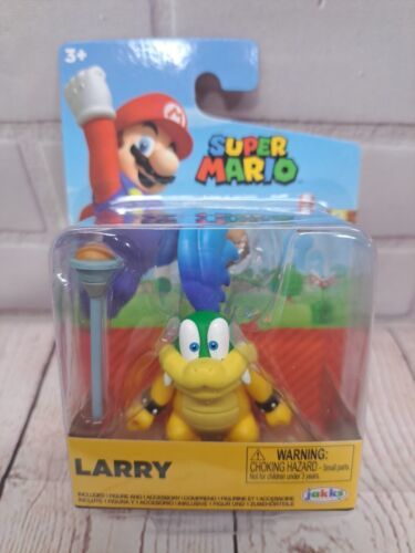 Sealed Jakks World of Nintendo Super Mario LARRY  2.5" Action Figure 2022
