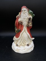 Musical Santa Plays Santa Claus Is Coming to Town 8.5” Tall Vintage - $22.27