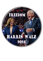 HARRIS WALZ #7 CAMPAIGN 2024 3&quot; PIN BACK BUTTON PRESIDENT OF THE UNITED ... - £6.18 GBP