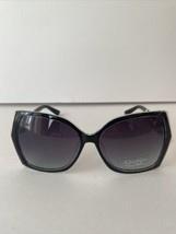 Jessica Simpson Oversized Sunglasses Gold &amp; Black J6212 NEW - $19.42