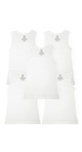 Wonder Nation Boys 5 Pack Undershirts (as1, Alpha, xx_l, Regular, White A-Shirt  - £14.82 GBP+