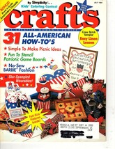 Crafts Magazine July 1991 Crochet Cross Stitch Quilting Full Size Pattern - £3.94 GBP