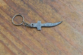 hand forged key chain knife in damascus steel new from the Eagle Collection10 - £15.81 GBP