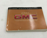 1998 GMC Jimmy Owners Manual Handbook OEM G04B41008 - £28.66 GBP