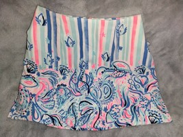 Lilly Pulitzer Stripes And Streamers  Skirt Skort Sz 0 - £43.65 GBP