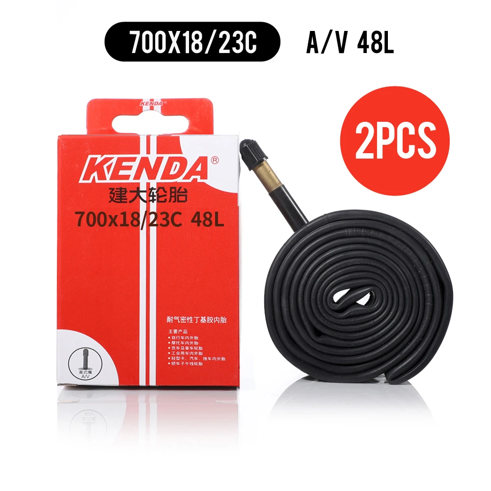 2PCS KENDA bicycle inner  700C 23C 25C 35C 45C camera Schrader Presta valve inne - £108.62 GBP