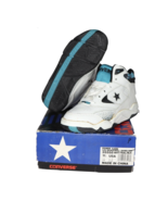 NOS Vtg 90s Converse Power Game Lea Mid Basketball Shoes Sneakers Child ... - €34,31 EUR