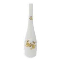 Rosenthal Vase, Vintage Porcelain White Golden Studio Hand Painted China... - $64.35