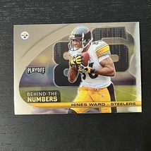 2021 Panini Playoff Football Hines Ward Behind The Number BTN-HWA Steelers - £1.55 GBP