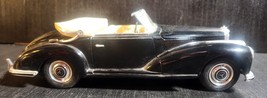 MAISTO 1955 MERCEDES BENZ 300 S CONVETIBLE 1:18 DIECAST BLACK EUC! - $17.65