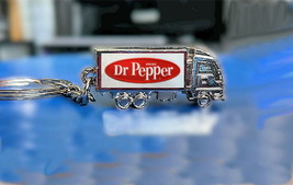 Dr. Pepper Truck Metal Keychain Keyring Doctor Soda Pop Drink - £9.99 GBP