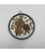 Vintage Pressed Dried Wild Flowers Suncatcher Pewter Frame Cottage Core ... - €8,54 EUR
