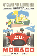 J EAN Ramel Monaco Grand Prix 1957, 1985 - £117.33 GBP