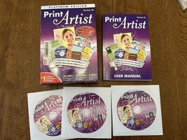 Print Artist Platinum Edition Version 23 Windows XP Vista 7 DVD&#39;s - £17.55 GBP