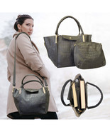 Midsize Shoulder Bag with Companion Purse - Black Two Bags for the price... - $37.34