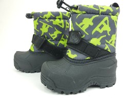 Northside Kid&#39;s Toddler Size 5 Frosty Snow Boot Gray/Green - £15.99 GBP
