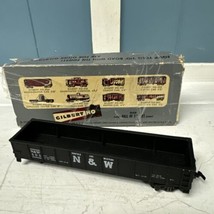 Vtg  A.C. Gilbert HO Scale #505 Black N &amp; W Gondola Car 5 7/8” Made In USA Train - £19.38 GBP