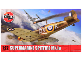 Level 1 Model Kit Supermarine Spitfire Mk.Ia Fighter Aircraft 1/72 Plastic Model - $27.04