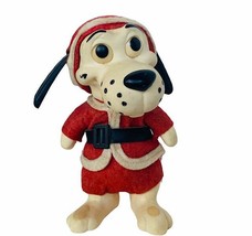 Royal Industries Bank puppy dog Dalmatian Anthropomorphic vinyl Christmas Santa - £75.17 GBP