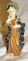 CHARMING MINIATURE AUTUMN ANGEL FIGURINE - $116.02 MXN